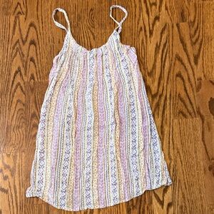 Raya Sun Colorful Striped sleeveless mini dress